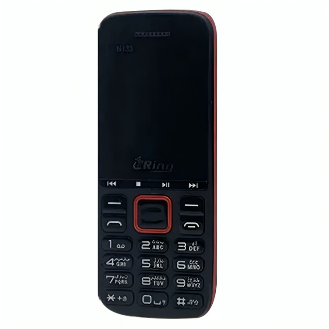 موبايل رينج N133 بشريحتين - 2G - أسود / أحمر