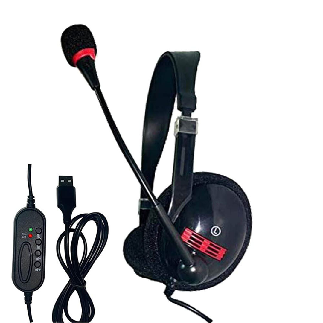 هيدسيت Yes-Original مع مايك للمكالمات والتطبيقات الصوتية - أسود