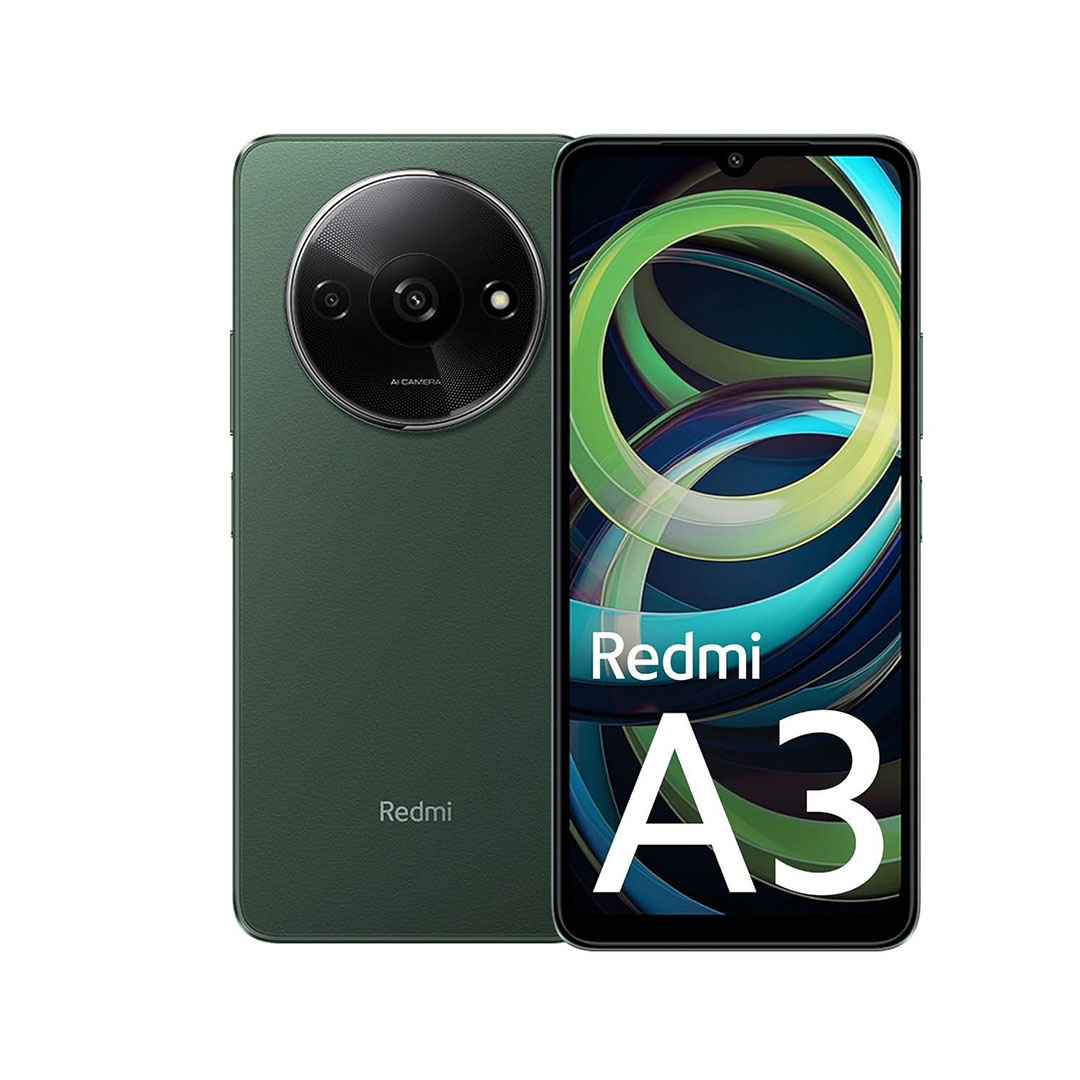 شاومي ريدمي A3 موبايل بشريحتين - 64 / 3 جيجا - 4G - اخضر مع ريدينج سماعة أذن لاسلكية