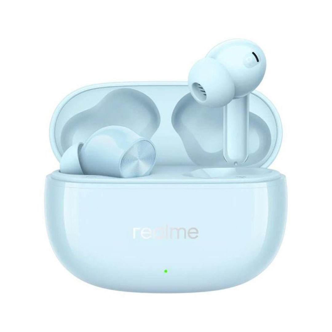 سماعة اذن لاسلكية ريلمى - حتى 48 ساعة - أزرق - Buds T200X
