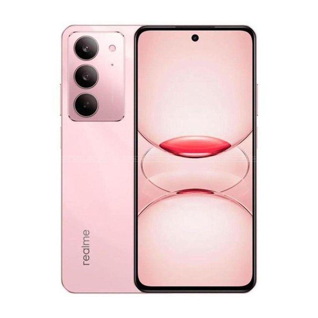 ريلمى C75X - رامات 8 جيجا - 256 جيجا بايت - شريحتين - 4G - بينك - سماعة أذن لاسلكية هدية