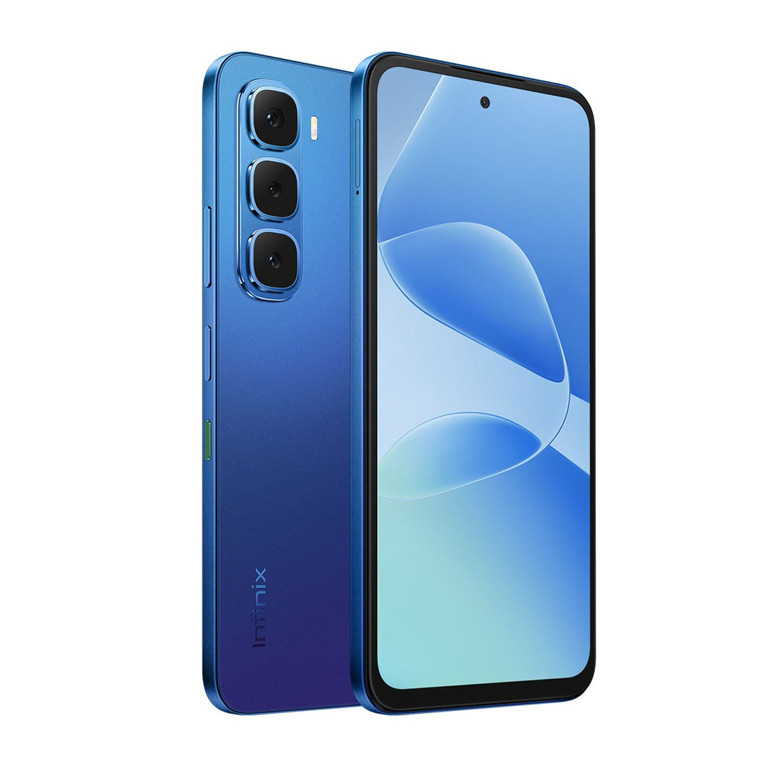 انفنيكس هوت 60i موبايل - 128/6+6 جيجا - بشريحتين - 4G - أزرق