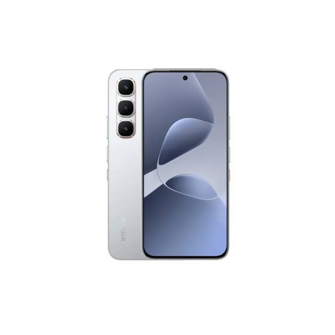 انفينكس هوت 60 برو - 8+256 جيجا - فضي تيتانيوم - سماعة أذن لا سلكية هدية