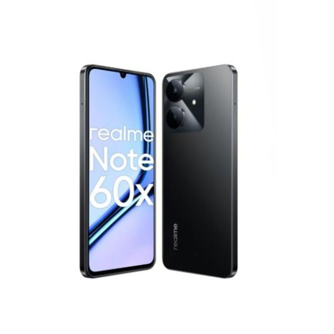 60x ريلمي نوت - 128/4 جيجا - شريحتين - 4G - أسود - سماعة أذن لا سلكية هدية