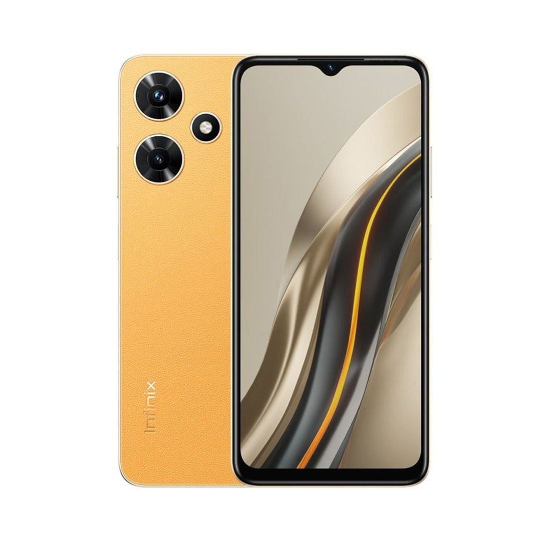 إنفينيكس Hot 30i موبايل - 128/8 - شريحتين - 4G - أصفر - tb-05