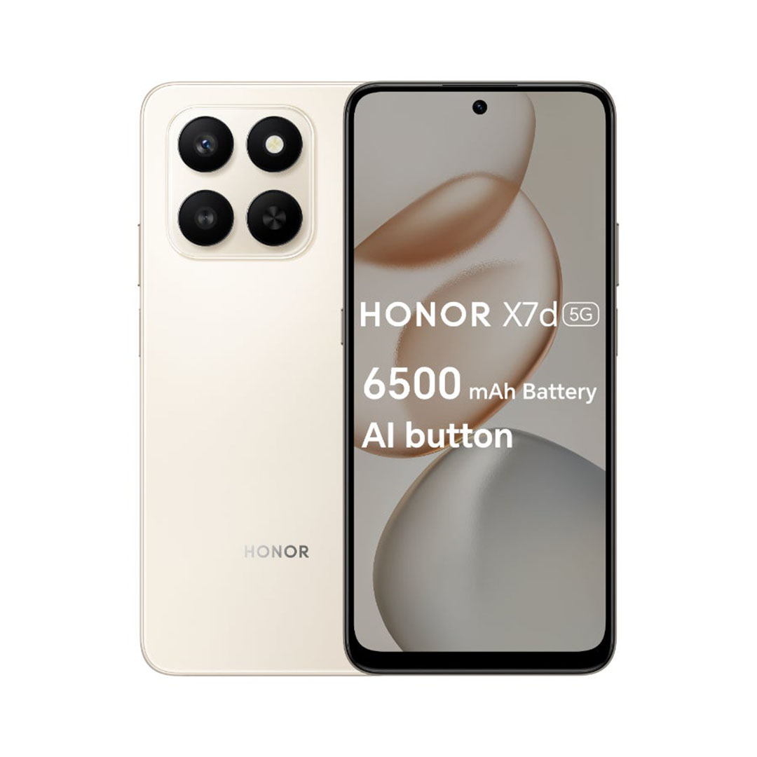 هونر X7d موبايل - رامات 8 جيجا - 256 جيجا بايت - 5G - ذهبي - سماعة أذن لا سلكية هدية