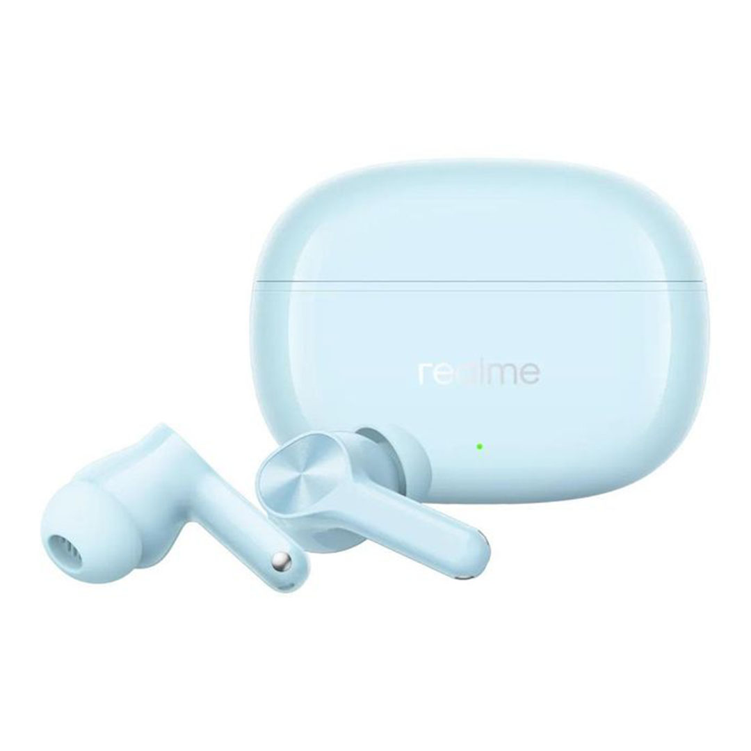 سماعة اذن لاسلكية ريلمى - حتى 48 ساعة - أزرق - Buds T200X