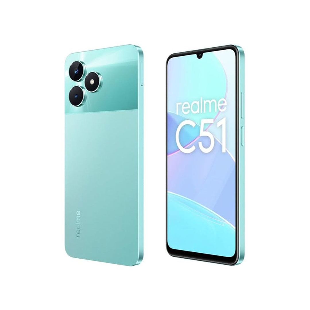 ريلمي C51 موبايل - 256/6 - شريحتين - 4G - مينت - tb-39