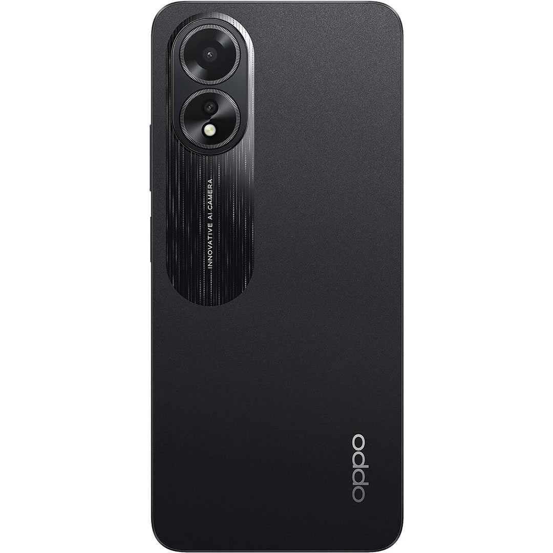 اوبو A18 موبايل - 128/4 جيجا - شريحتين - 4G - أسود - tb-19