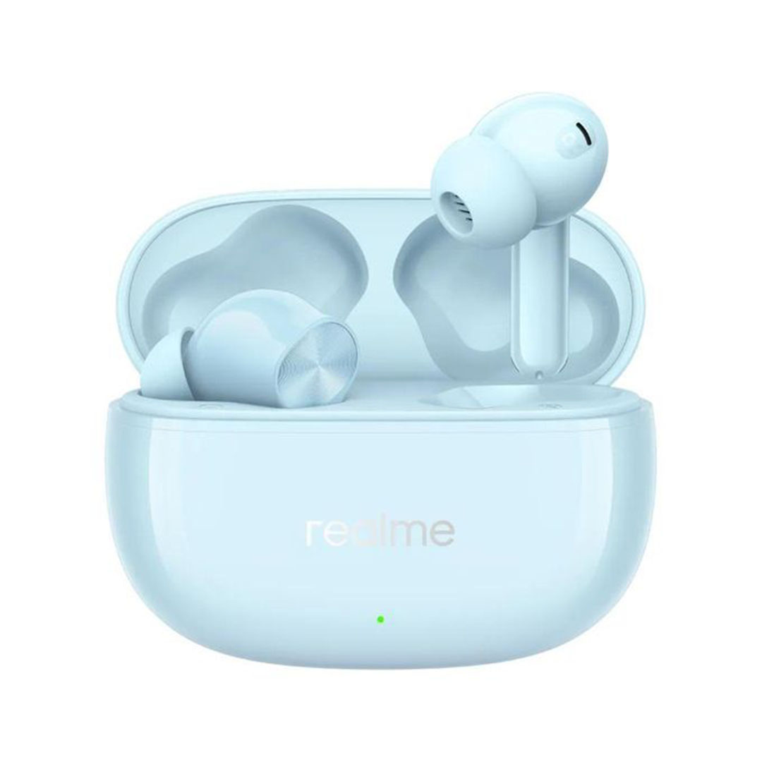 سماعة اذن لاسلكية ريلمى - حتى 48 ساعة - أزرق - Buds T200X