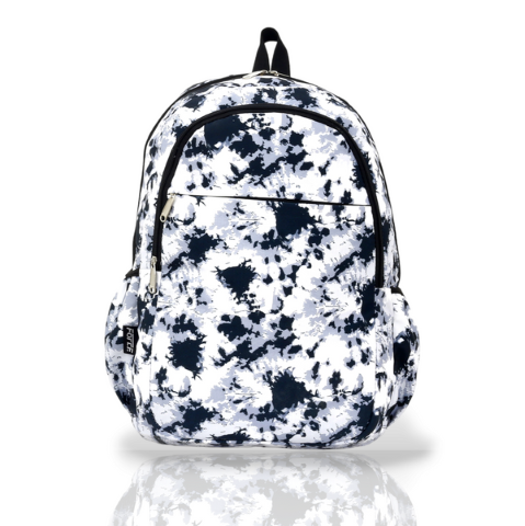 شنطة ظهر للجنسين - أسود/أبيض FNE-005