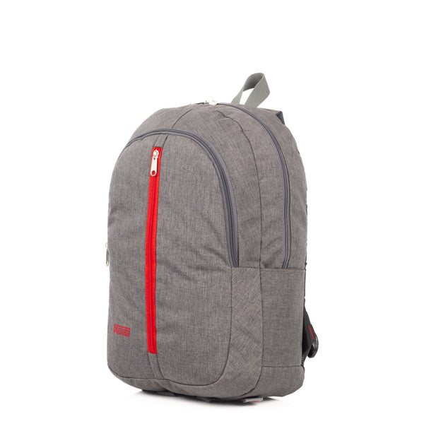 شنطة ظهر للجنسين - رمادي/أحمر FDB-20-40
