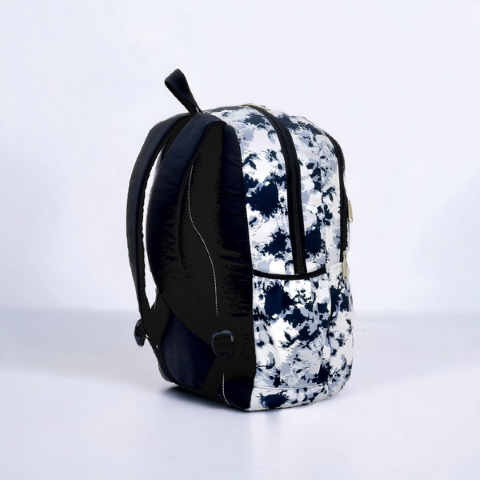 شنطة ظهر للجنسين - أسود/أبيض FNE-005