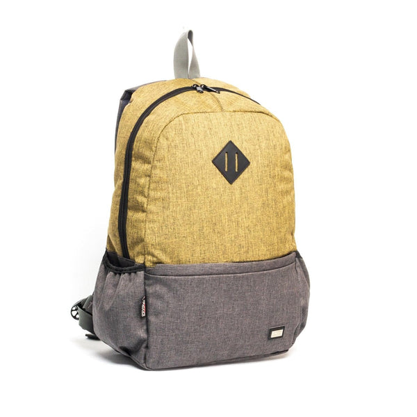شنطة ظهر للجنسين - رمادي/أصفر FT-2205