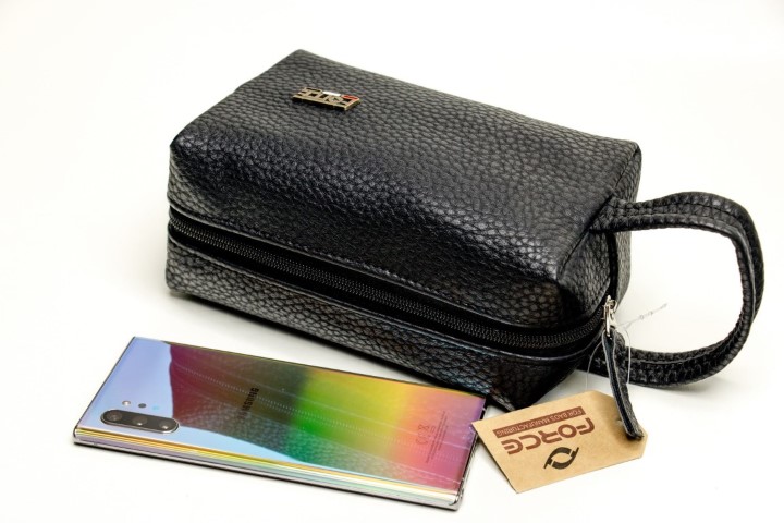 شنطة يد جلد صغيرة 21 سم