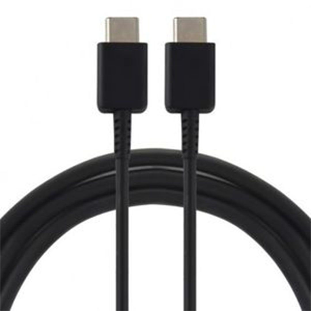 كابل شاحن Type-C/Type-C - أسود