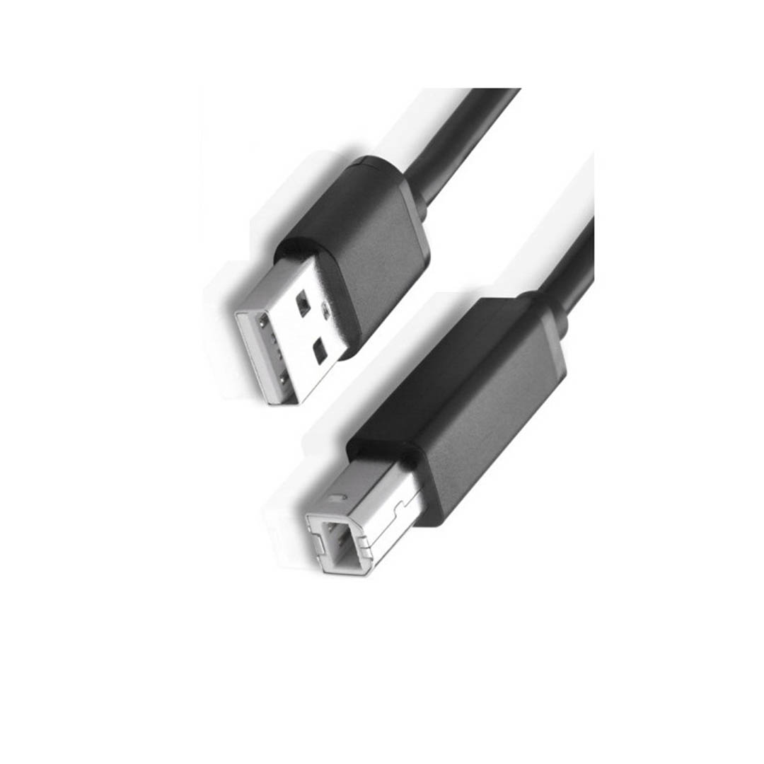 كابل طابعة USB 2.0 - متر 1.5 - أسود