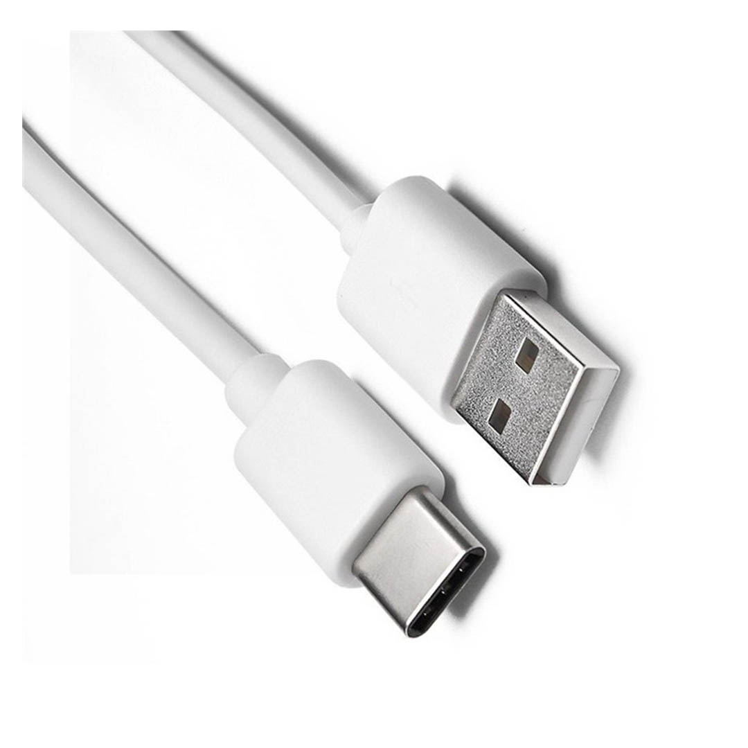 كابل شحن USB/Type-C -1.2 متر- أبيض