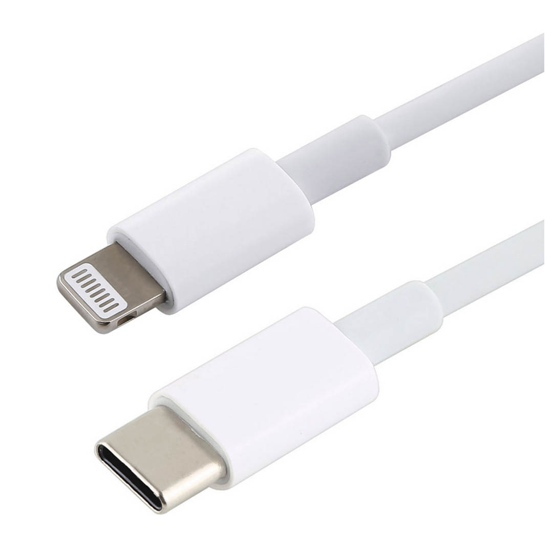 كابل Type-c / Lightning - 1 متر - أبيض