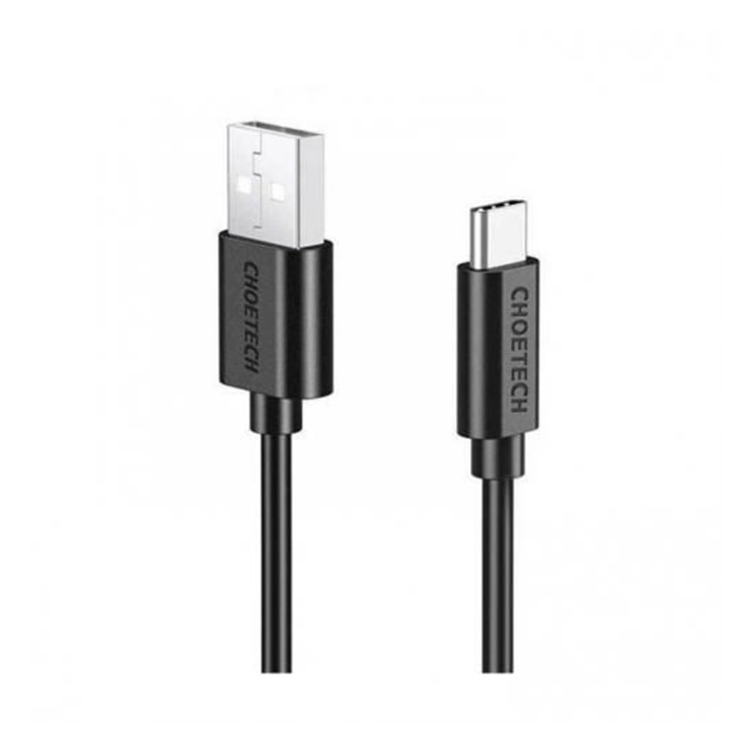 كابل شحن USB/Type -C - 3 متر - أسود