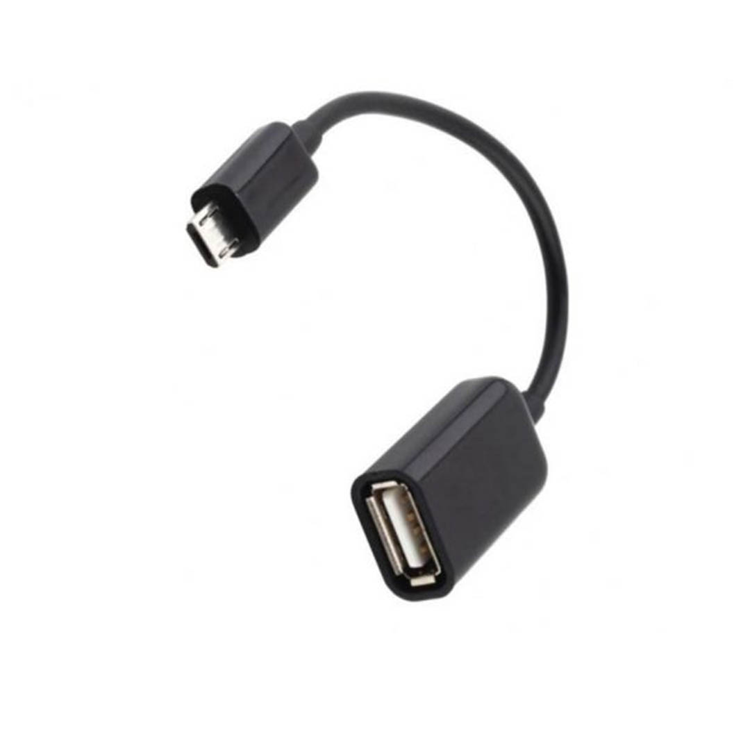 محول كابل Micro Usb/Otg للهواتف الذكية - أسود