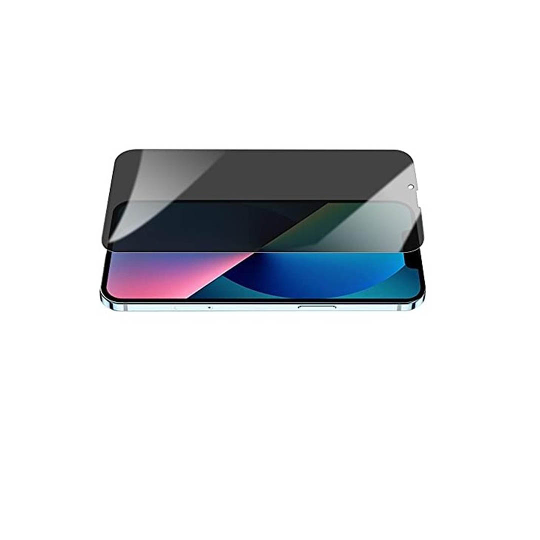 واقي شاشة زجاج لموبايل أيفون 13برو - أسود
