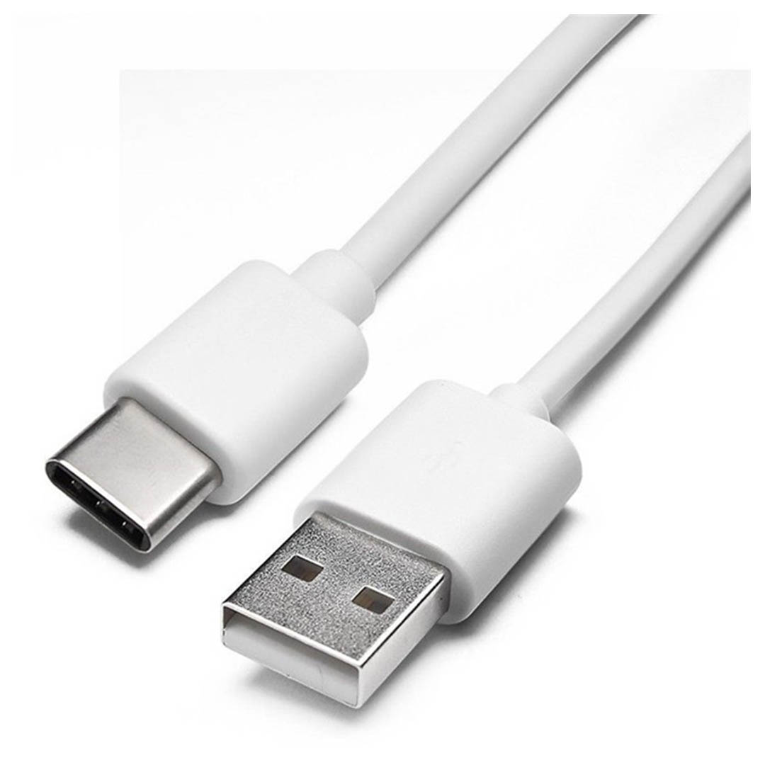 كابل شحن USB/Type-C -1.2 متر- أبيض