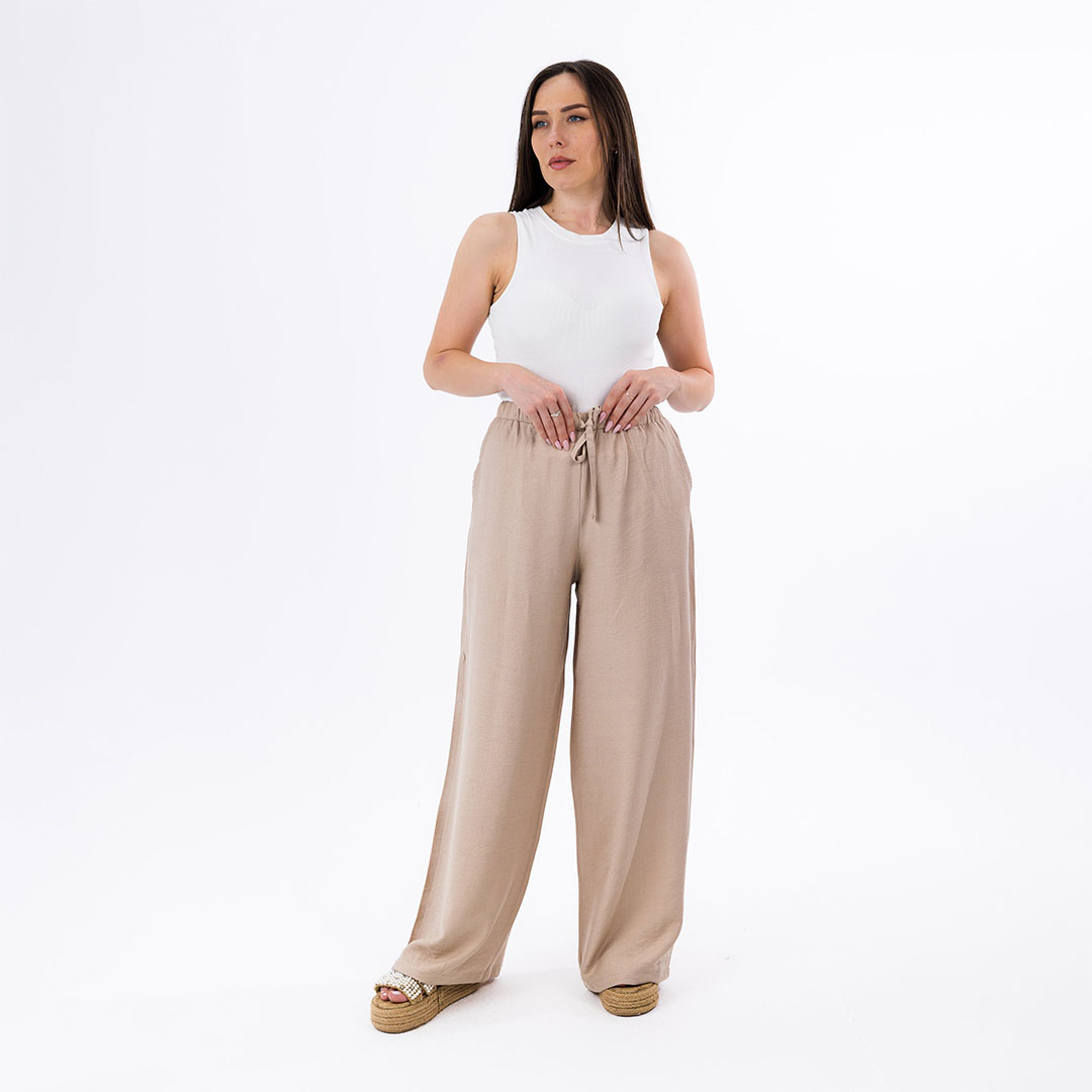 بنطلون حريمي خصر مرتفع