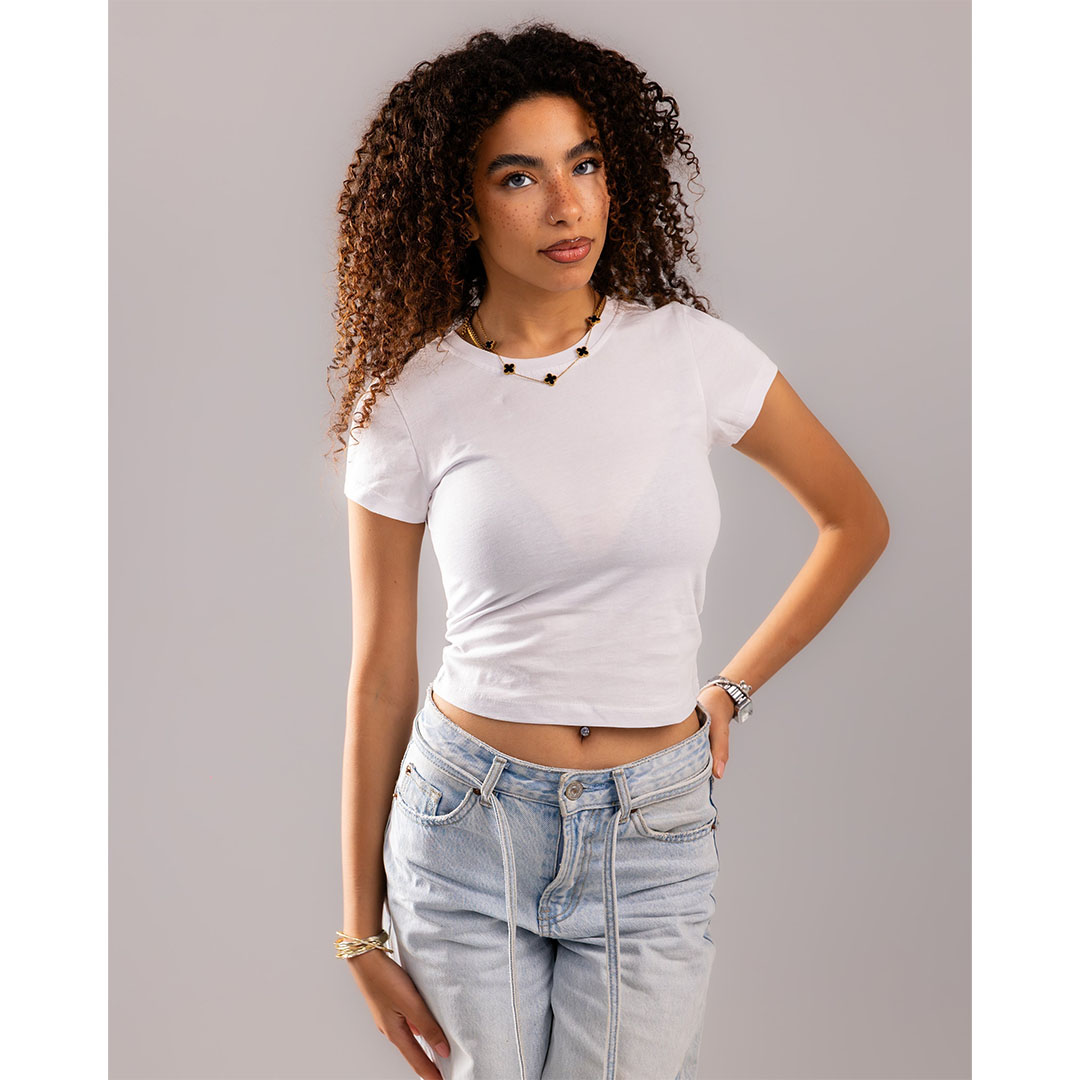 توب قصير حريمي قطن