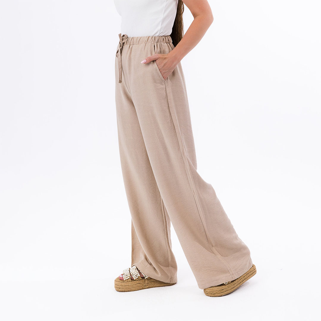 بنطلون حريمي خصر مرتفع