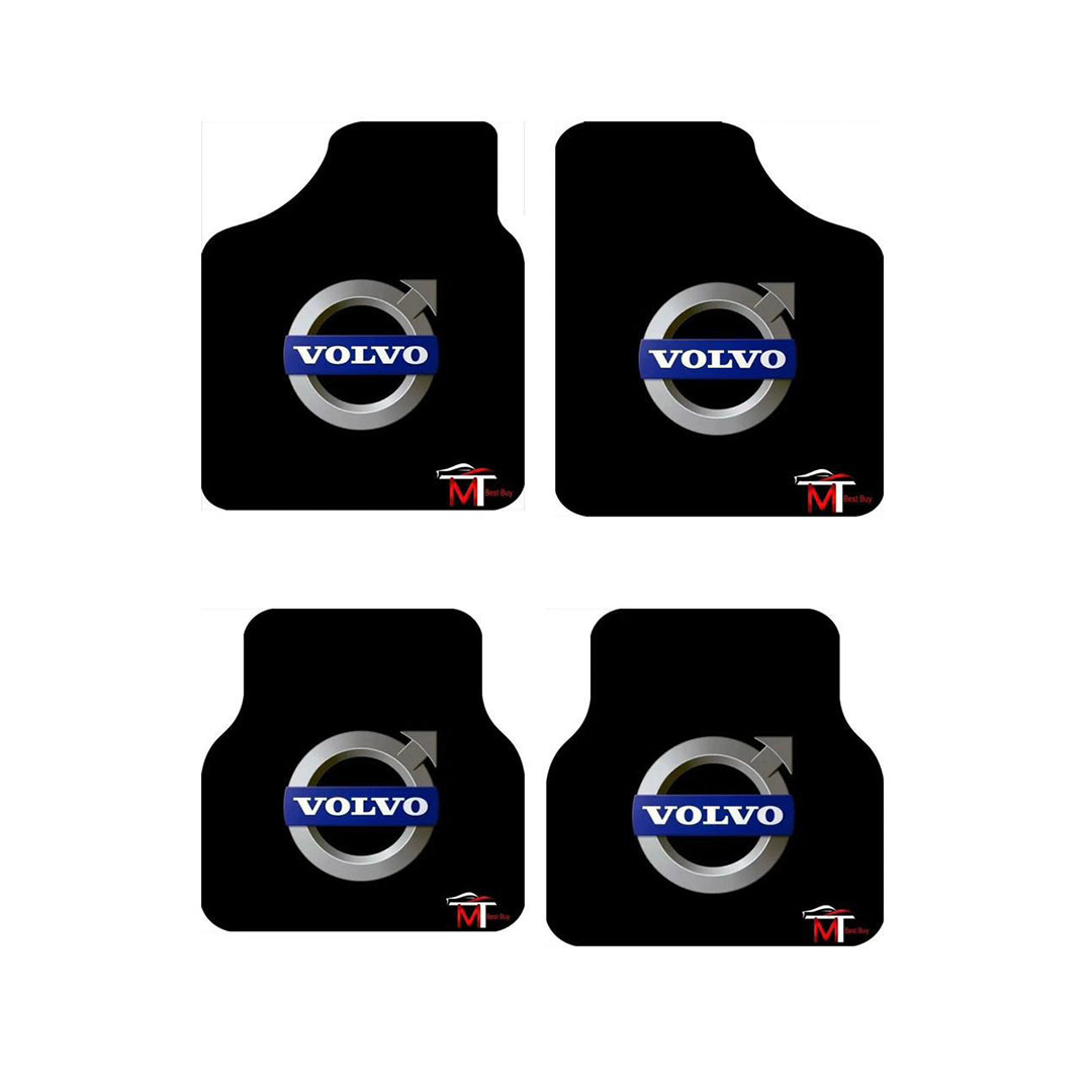 دواسة للسيارة - فولفو - 4 قطع - أسود