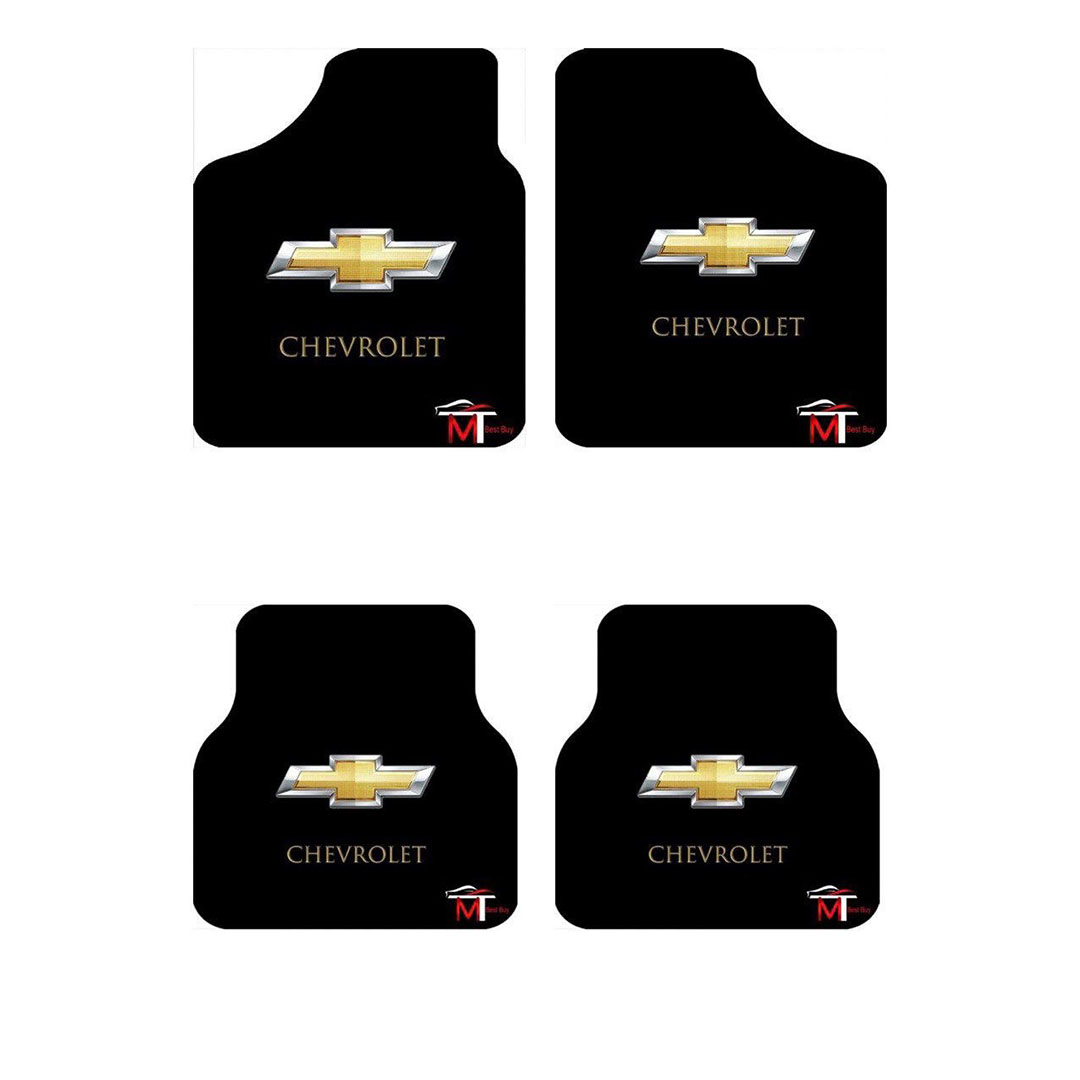 دواسة للسيارة - شيفروليه - 4 قطع - أسود