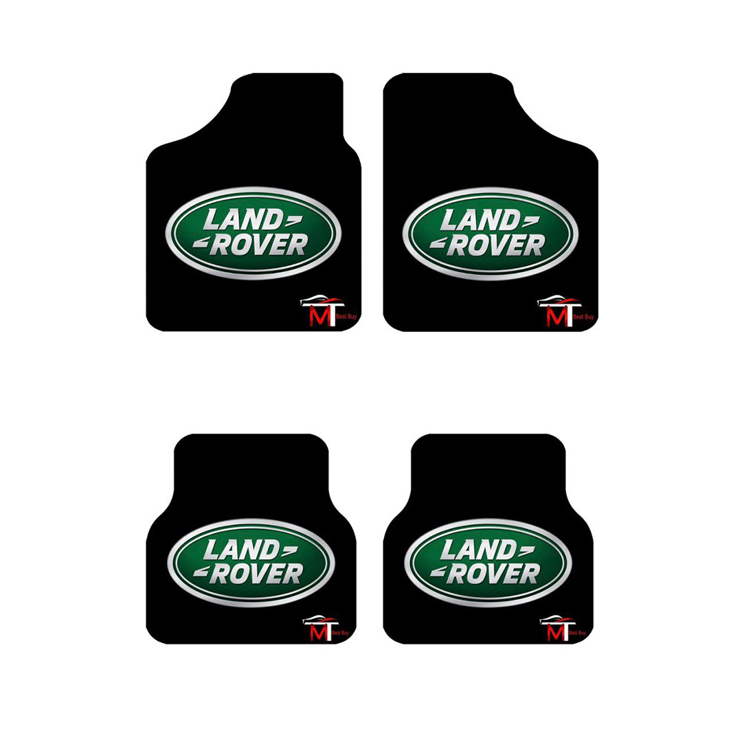 دواسة للسيارة - لاند روفر - 4 قطع - أسود