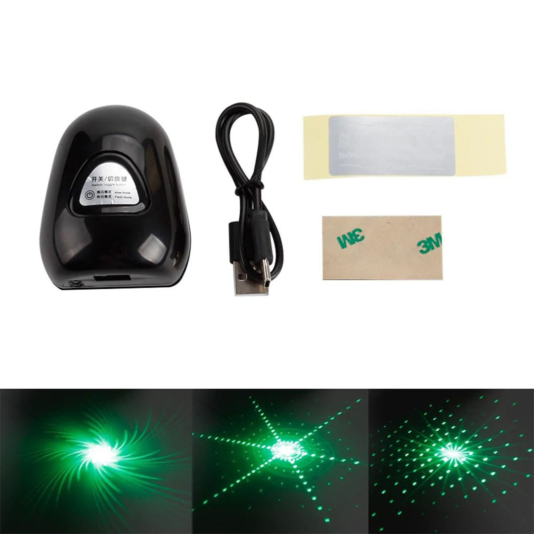 جهاز عرض ليزر للسيارات والدرجات النارية - أخضر