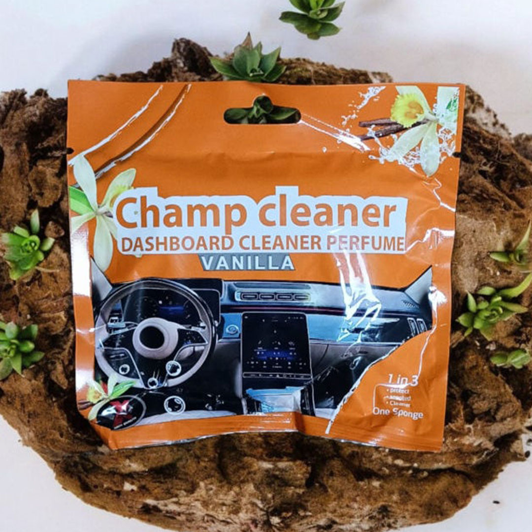 اسفنجة لتلميع تابلوه السيارة - برائحة فانيليا