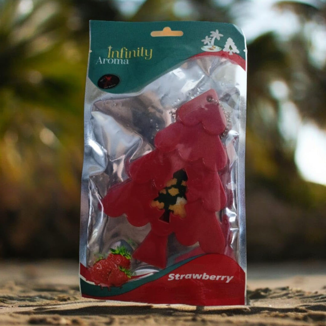 معطر جو شكل شجرة برائحة الفراولة