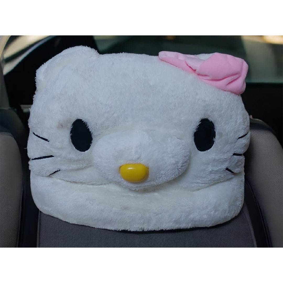 غطاء مسند راس للسيارة - هيلو كيتي - 2 قطعة