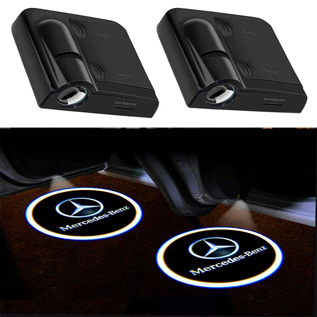 كشاف لوجو باب سياره - 2 قطعة - Mercedes-Benz