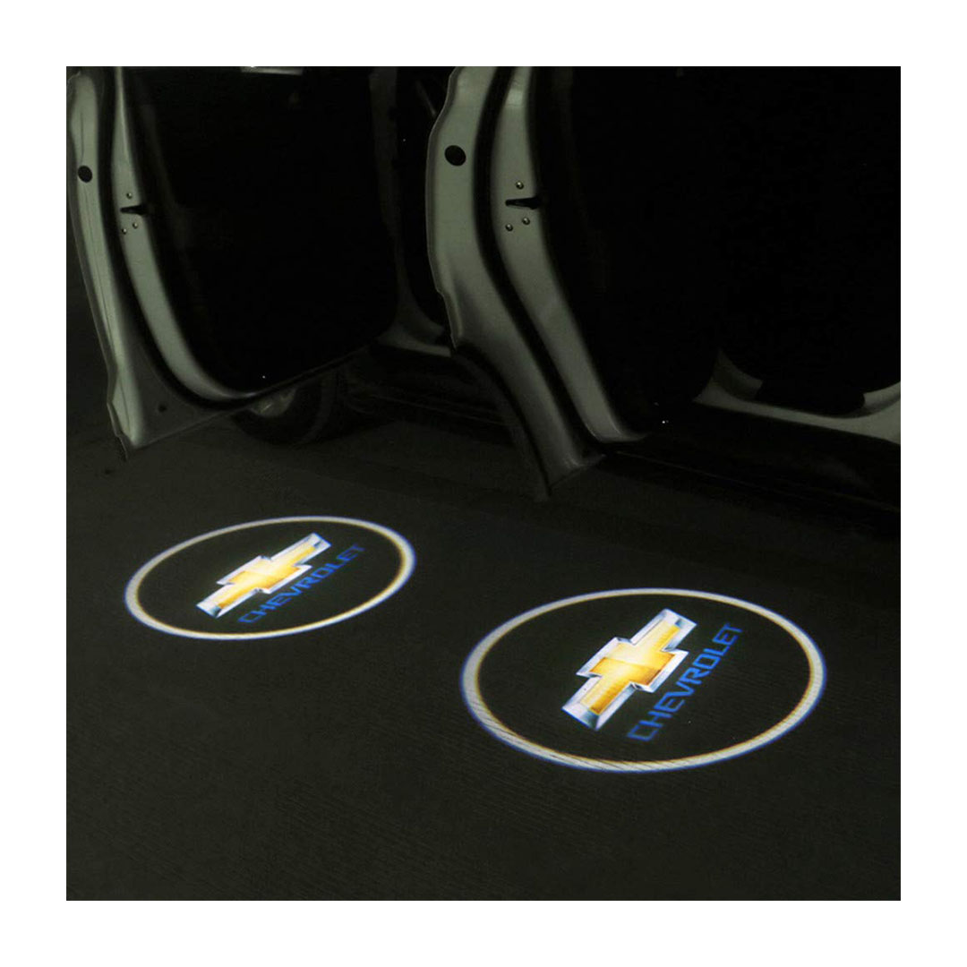 كشاف لوجو باب سياره - 2 قطعة - CHEVROLET