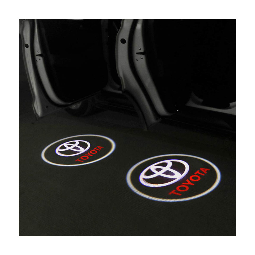 كشاف لوجو باب سياره - 2 قطعة - TOYATA