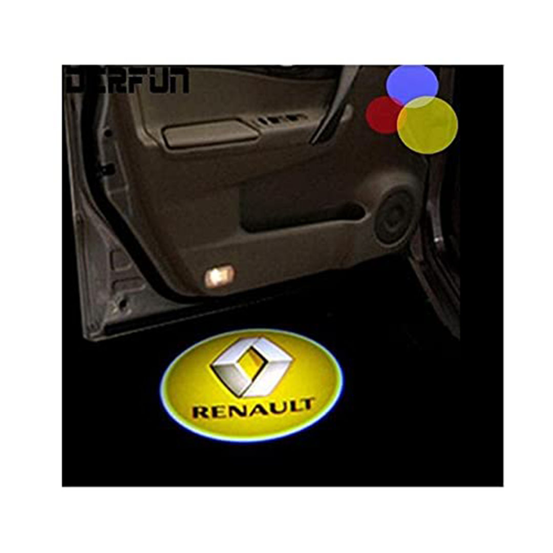 كشاف لوجو باب سياره - 2 قطعة - RENAULT