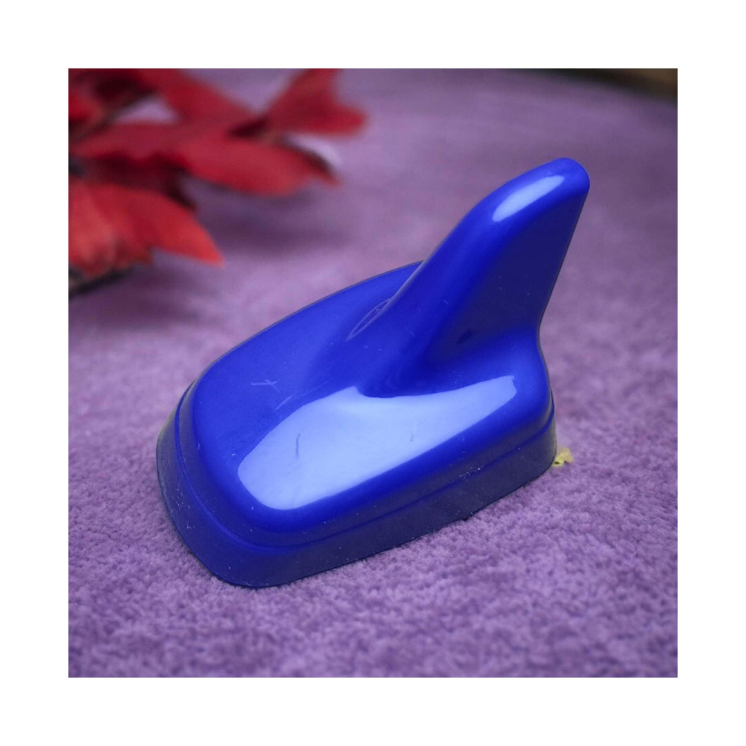 اريال هوائي للسيارة بلاستيك - شكل زعنفة القرش - أزرق