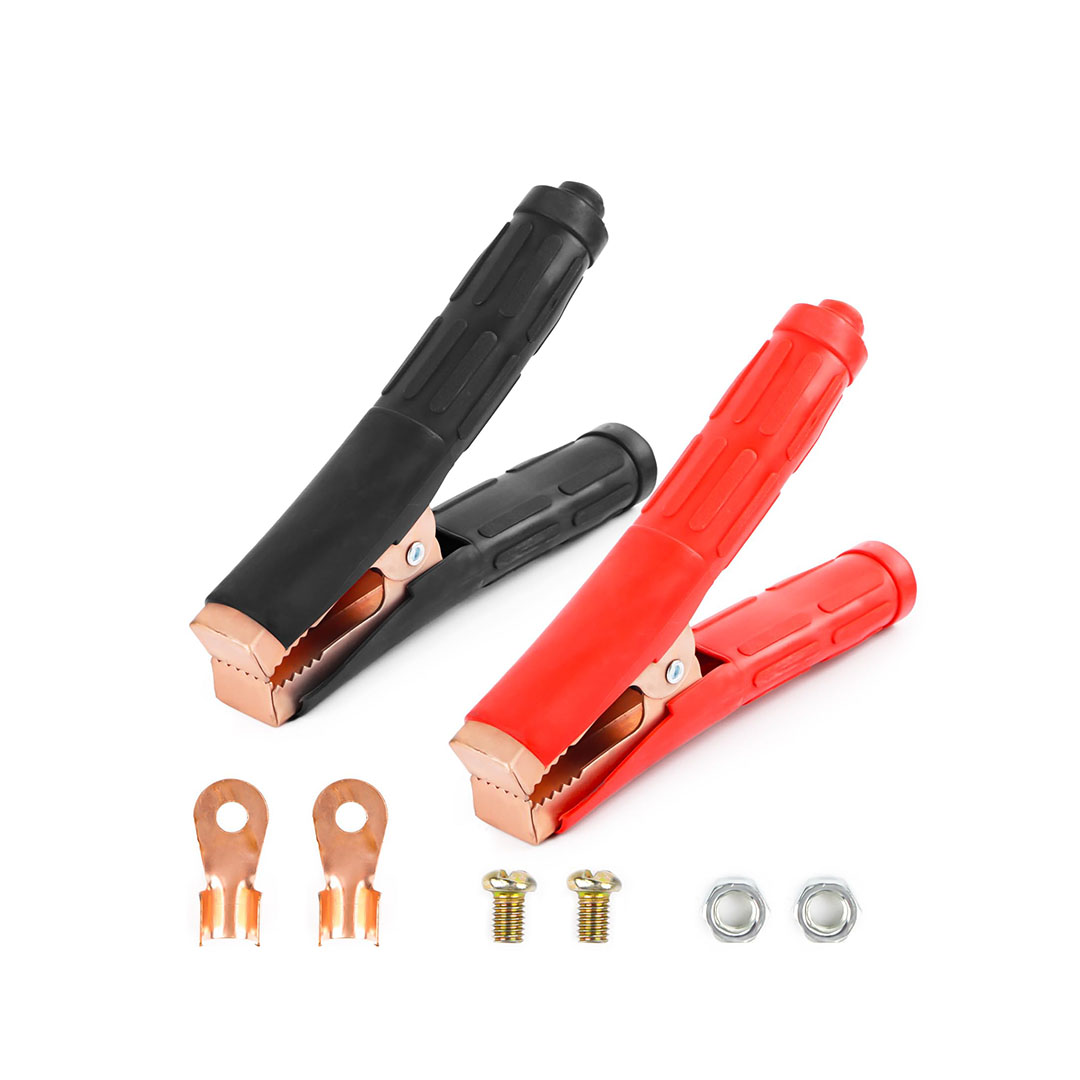 مشابك كابل بطارية من النحاس 500 امبير - 2 مشبك