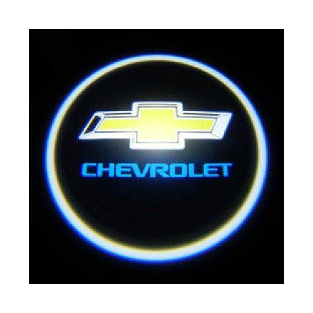 مصباح ليد لباب السيارة بشعار ليزر شيفروليه