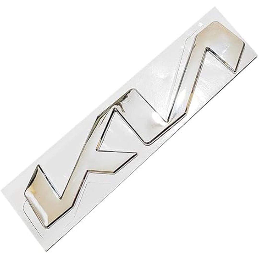 ملصق ثلاثي الأبعاد لكيا جديد - فضي