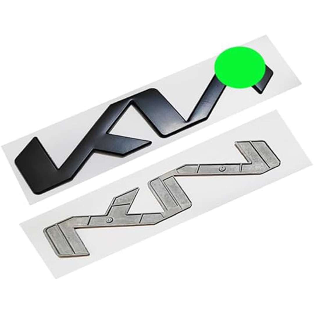 ملصق شعار سيارة ثلاثي الأبعاد Kabertrade - أسود