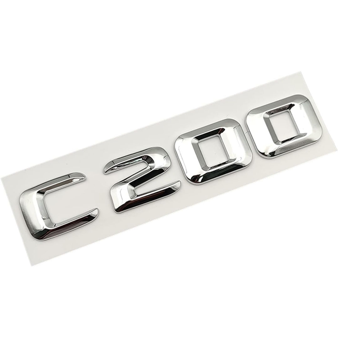 ملصق شعار خلفي ثلاثي الأبعاد من Starms لمرسيدس C200