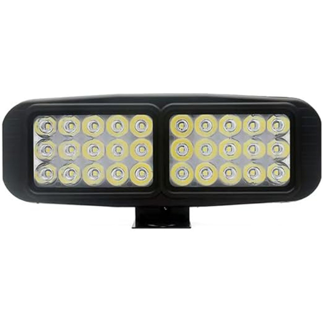 كشاف شريط LED مزدوج 30 لمبة بإضاءات ثابتة وفلاش