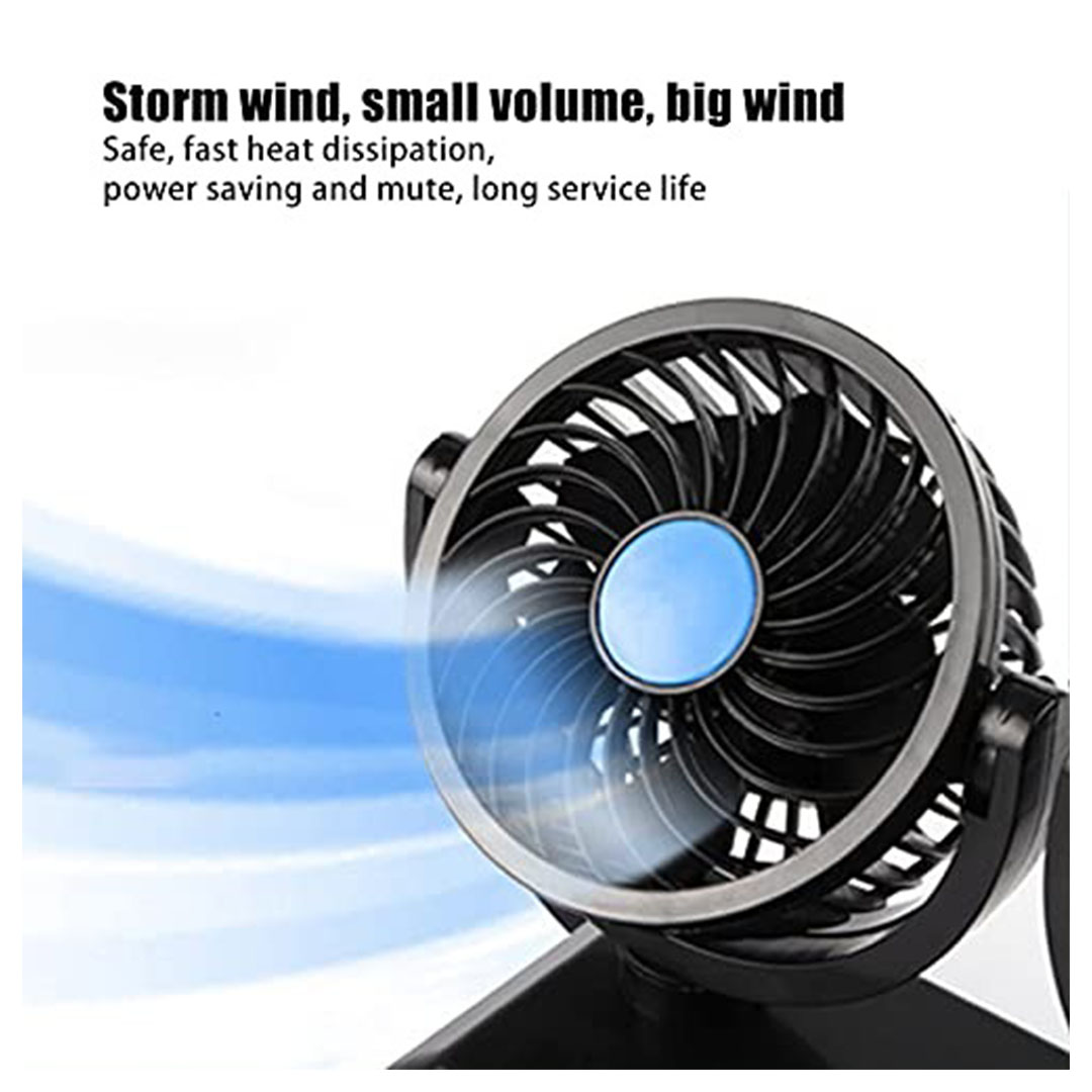 مروحة تبريد للسيارة تعمل ب USB - 12 فولت