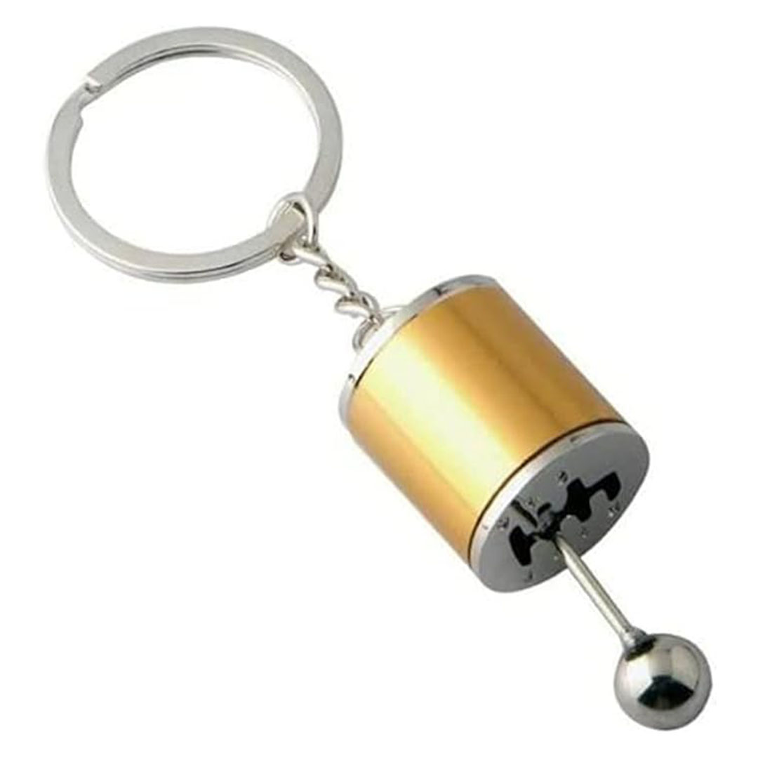 ميدالية مفاتيح السيارة علي شكل فتيس - ذهبي